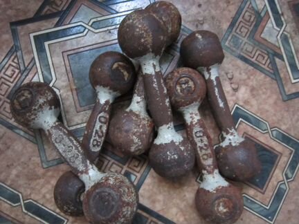 Гантель чугунная 1 кг. (1 шт.) СССР