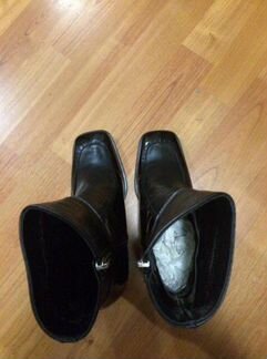 Ботильоны из натуральной кожи