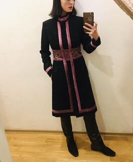 Винтажное кашемировое пальто Max Mara