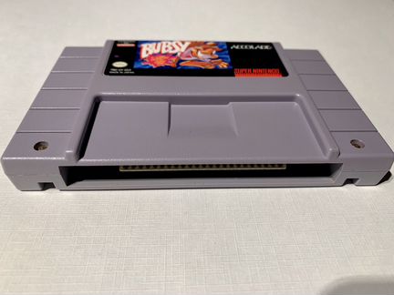 Игра для snes us ntsc, bubsy