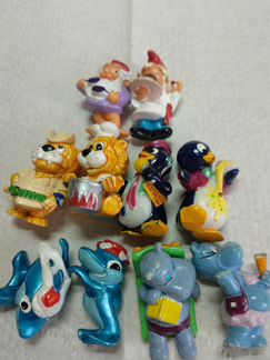 Игрушки из киндеров из разных коллекций 90-х годов
