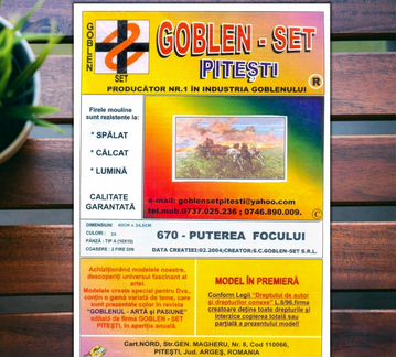 Вышивка Goblenset G670 Сила огня