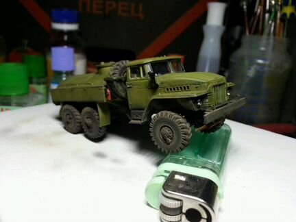 Модель топливозаправщика Урал