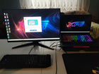 Игровой ноутбук XPG xenia 15 монитор Loc 27 дьймов