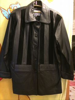 Кожаная куртка 52 размер новая Турецкая