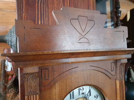 Немецкие настенные часы Junghans 1906 года