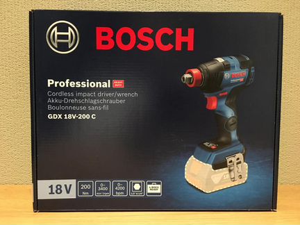 Ударный гайковерт Bosch GDX 18V-200 C 0.601.9G4.20