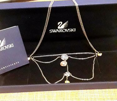 Колье Swarowski с документом