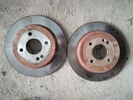 Диски тормозные задние Kia Rio 3, Hyundai Solaris