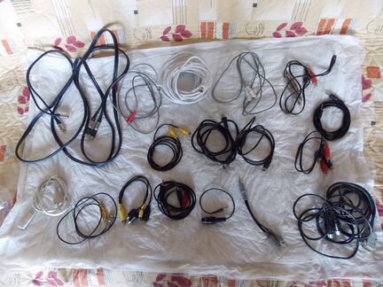 Шнур кабель переходники провод,джек, нулевые годы