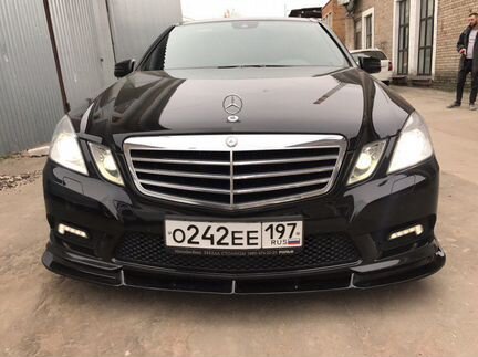 Сплиттер Mercedes E class W212 / Мерседес Е В212