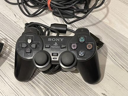 Sony PS2 Slim в коробке + 2 игры