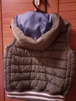Жилет дутый теплый размер 2