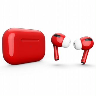 AirPods Pro оранжевые глянцевые