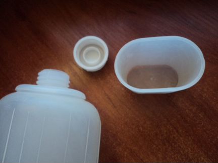 Походная пластиковая фляжка СССР