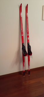 Лыжи беговые fischer BC ботинками /комплект