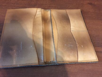 Портмоне. Натуральная Кожа. Тиснение «Дорожные зна