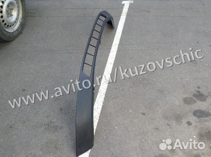 Юбка переднего бампера Форд Фокус 2 до рестайлинг