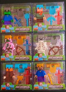 Набор Фигурок майнкрафт