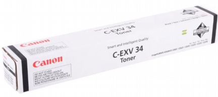 Оригинальный картридж Canon C-EXV34 Bk 3782B002 че