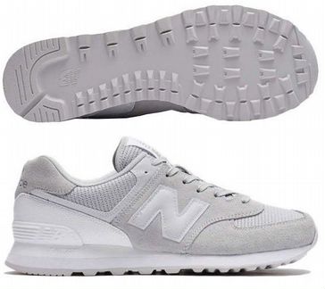Кроссовки new balance ml574 светло-серые 47 размер