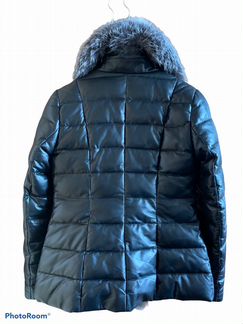 Кожаная куртка с мехом, пуховик, Снежная королева