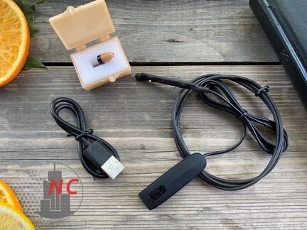 Микронаушник Bluetooth + кнопка-пищалка