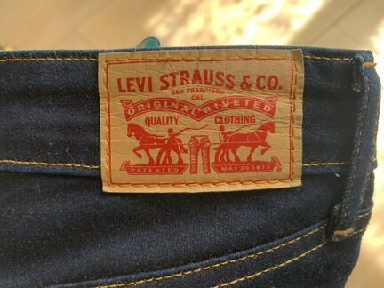 Джинсы Levi’s 721 high rise skinny W25 L34