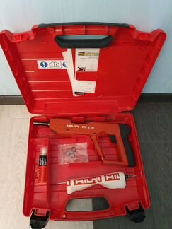 Пороховой монтажный пистолет hilti DX E72