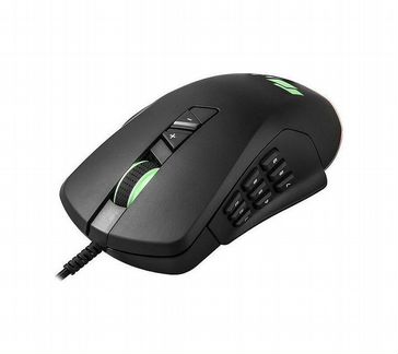 Игровая мышь hiper Quantum QM-2 чёрная (USB, 9 кно