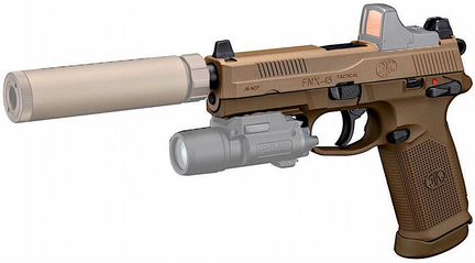 Страйкбольный Пистолет Tokyo Marui FNX-45 Tactical