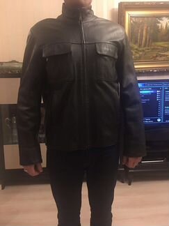 Куртка кожаная новая