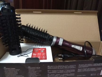 Фен-расческа Polaris с вращающейся щеткой