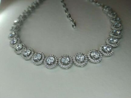 Tiffany коллекция колье. серьги. серебро