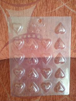 Пластиковая форма для шоколада 