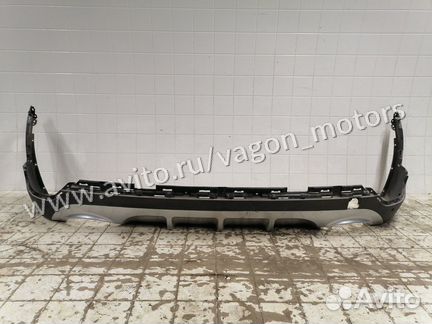 Юбка бампера задняя Kia Sportage 4 Рестайлинг QL