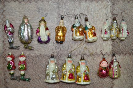 Ёлочные игрушки ссср-Царевна-лебедь/Царь Дадон