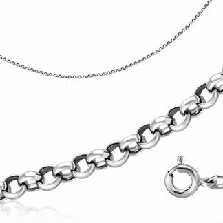 Золотая цепь шопард белое золото