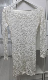 Платья кружевные, белое и чёрное