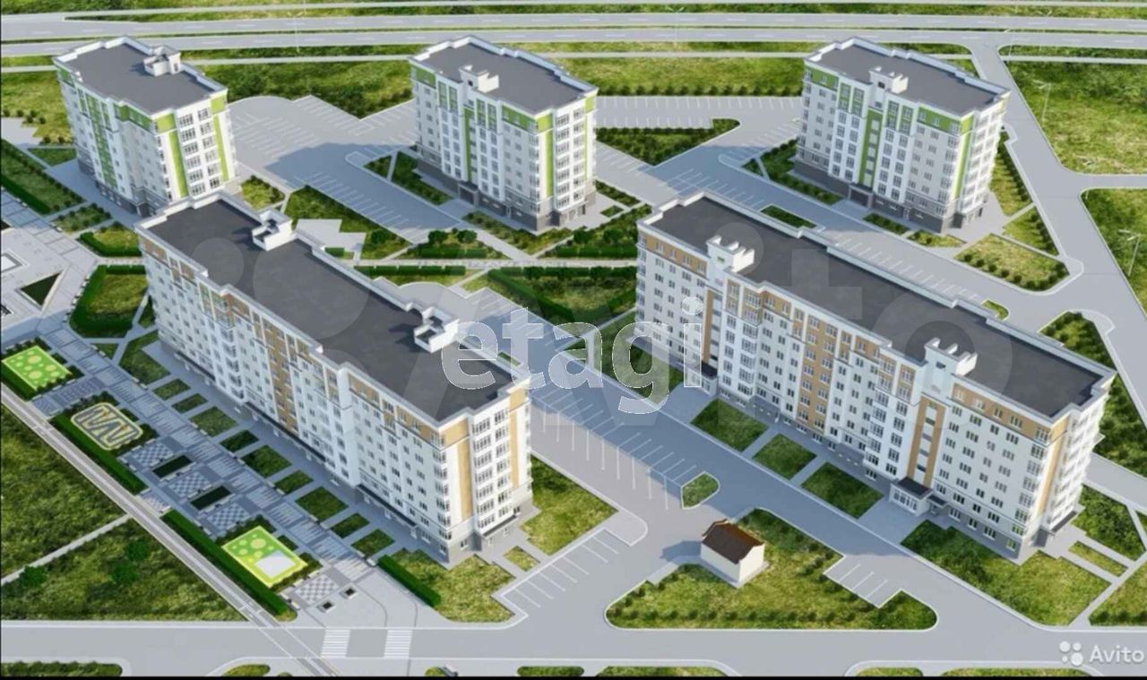 2-к квартира, 42.1 м², 4/7 эт.