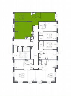 3-к квартира, 79.7 м², 9/19 эт.