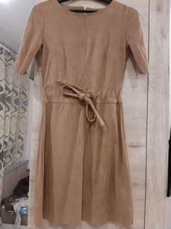 Платье из искусственной замши, 42р