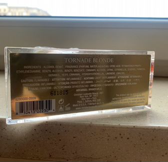 Парфюм Christian Louboutin, Tornade blonde