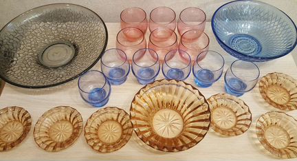 Стекло цветное. СССР