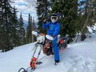 Сноубайк комплект, snowbike snowrider 120 2020