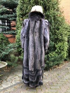 Шуба из енота