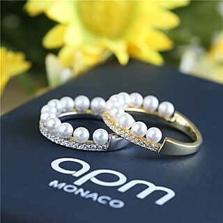 Кольцо фирменное с жемчугом Ювелирные украшения