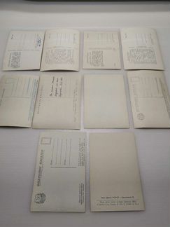 Почтовые открытки 1960х годов с советскими артиста