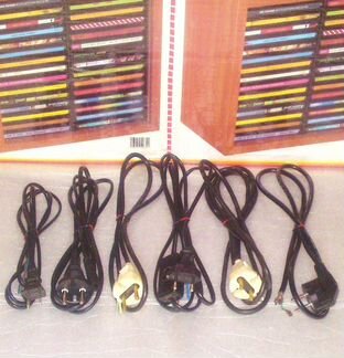 Кабели white.black электро.220.вилка Voltage