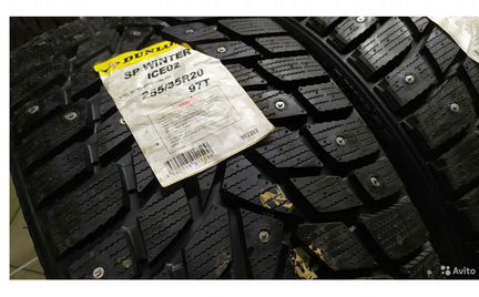 Шины зима 255 35 20 Dunlop SP winter ice 02